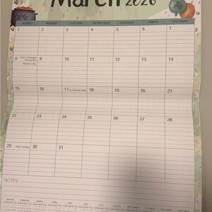 Extra large wall calendar